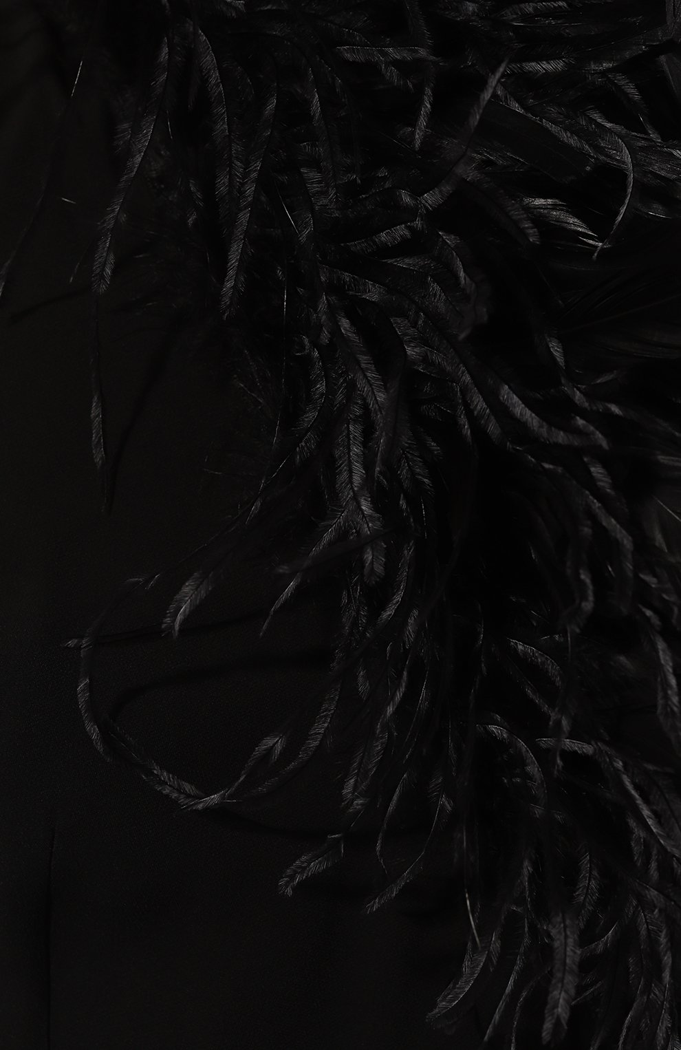 Платье из вискозы с отделкой перьями DOLCE & GABBANA, арт. F6JRFT/FUIAH, фото 5