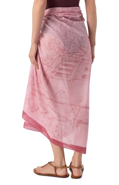 Хлопковое парео KITON, арт. D53753K0957, фото 4