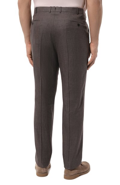 Брюки из шерсти и льна ZEGNA, арт. 749F09A7/75TB12, фото 4