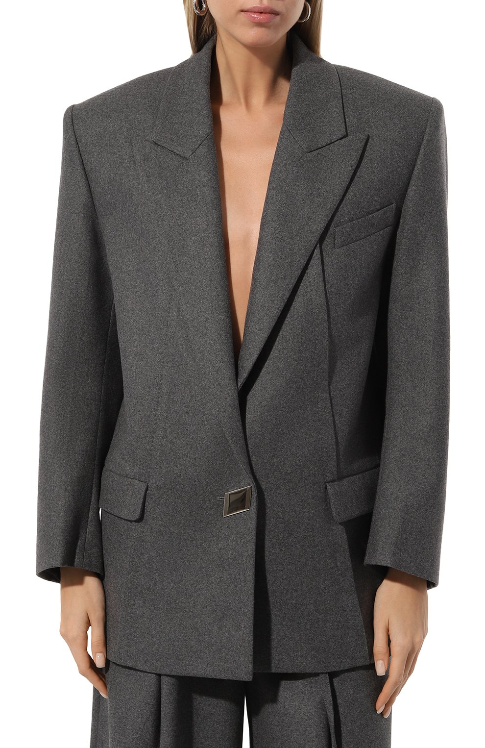 Шерстяной жакет THE ATTICO, арт. 248WCG65/W055, фото 3