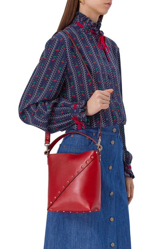 Сумка Rockstud Valentino 5W2B0Q00/PIY Красный  5W2B0Q00/PIY Фото 2
