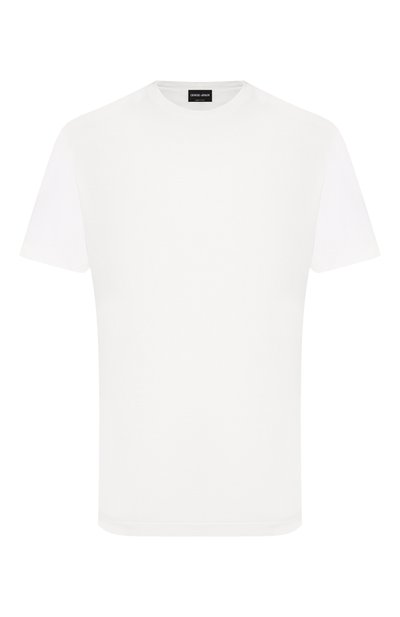 Мужская хлопковая футболка GIORGIO ARMANI, арт. 6LSM90/SJTKZ