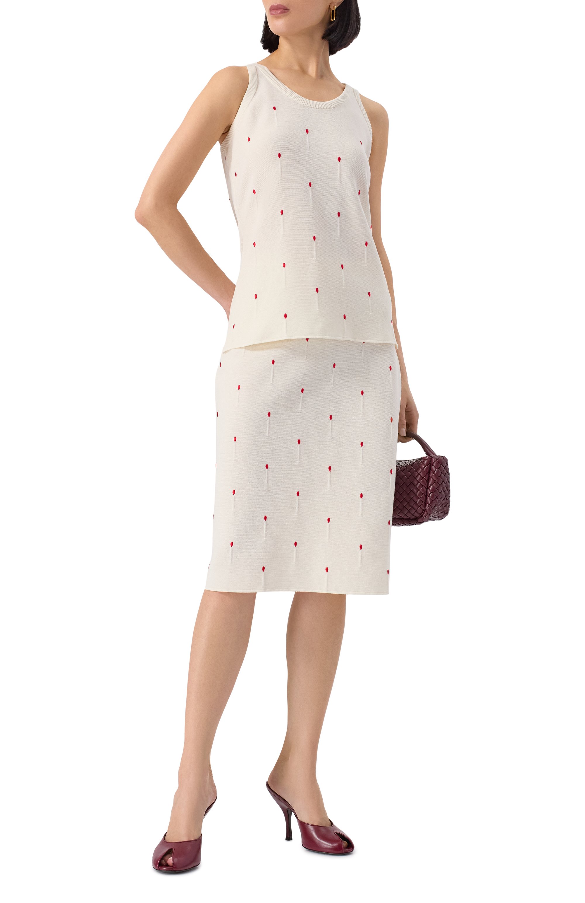 Хлопковая юбка BOTTEGA VENETA, арт. 823954/V5BG0, фото 2