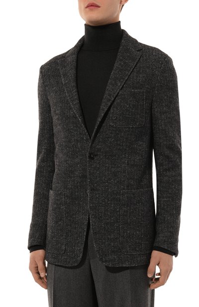 Пиджак из шерсти и хлопка CANALI, арт. J0147/JJ02551, фото 5