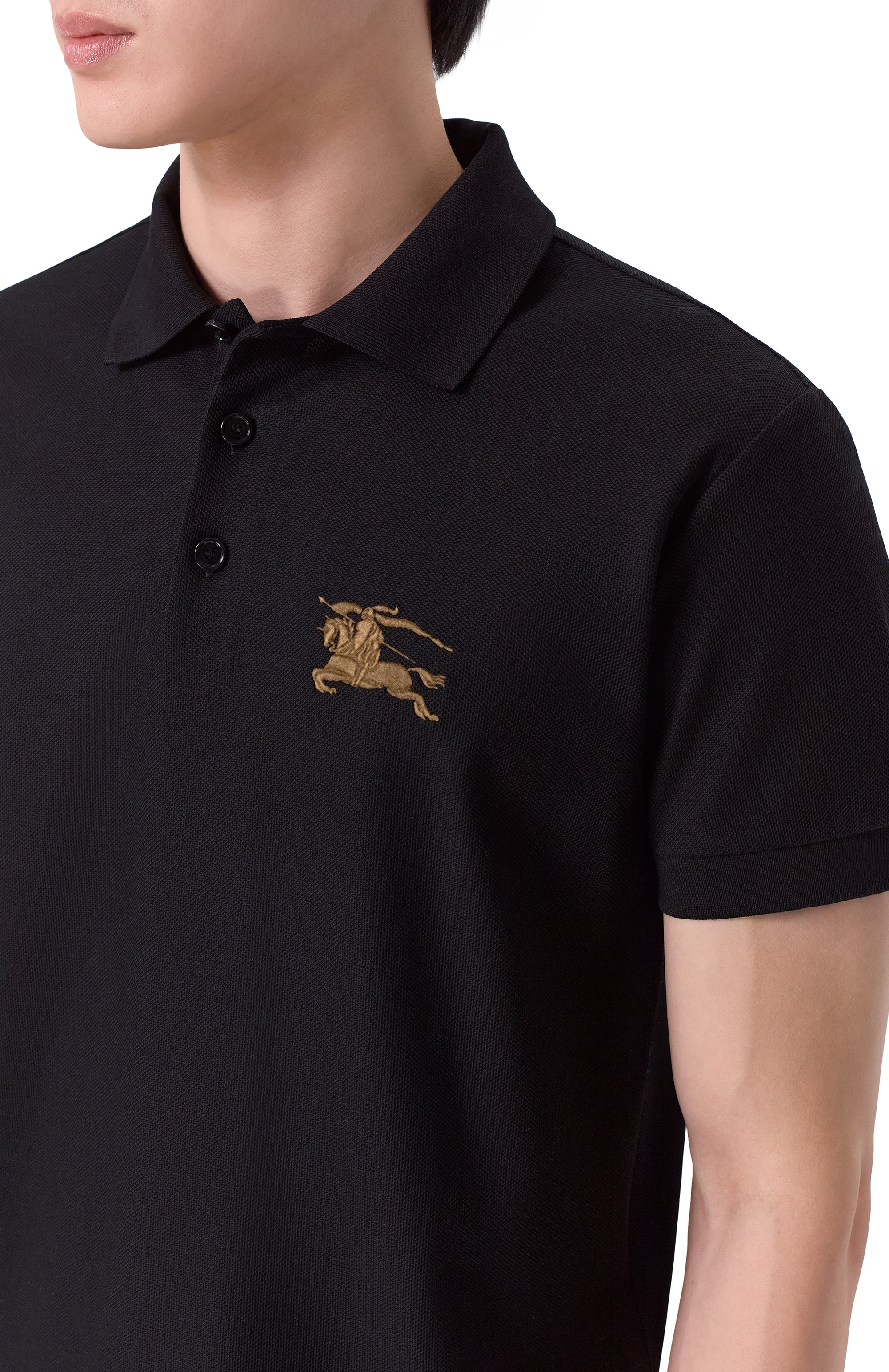 Хлопковое поло BURBERRY, арт. 8119008, фото 5