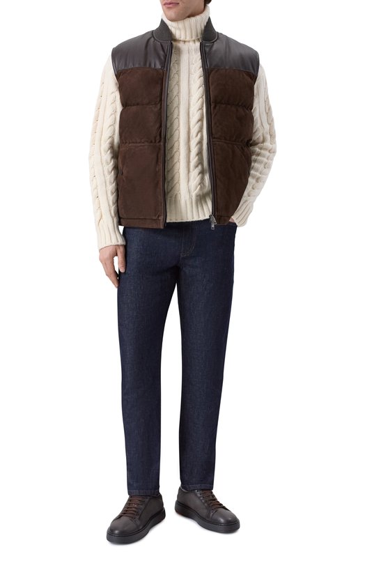 Свитер из шерсти и кашемира MVST MUM06 Кремовый  MUM06 Фото 2