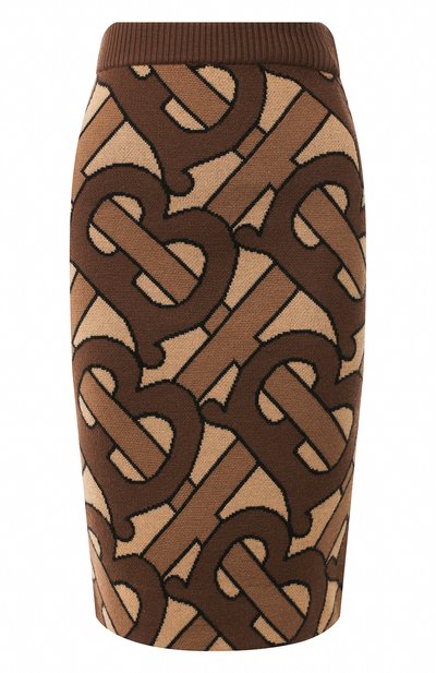 Женская шерстяная юбка BURBERRY, арт. 8019186
