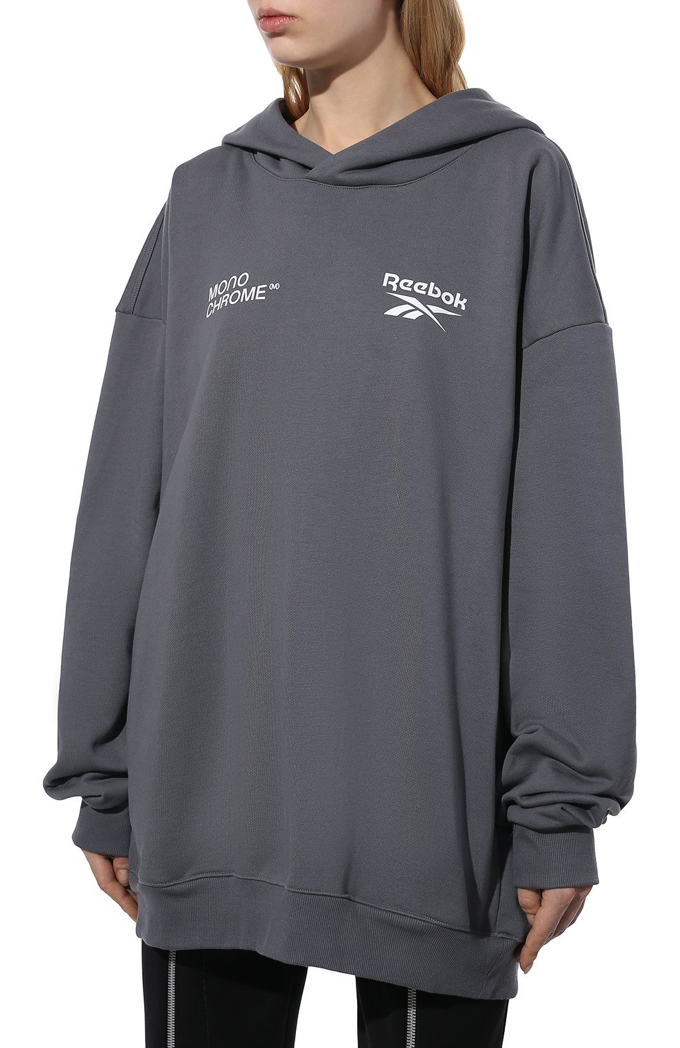 Хлопковое худи reebok x monochrome REEBOK, арт. HE0785, фото 3