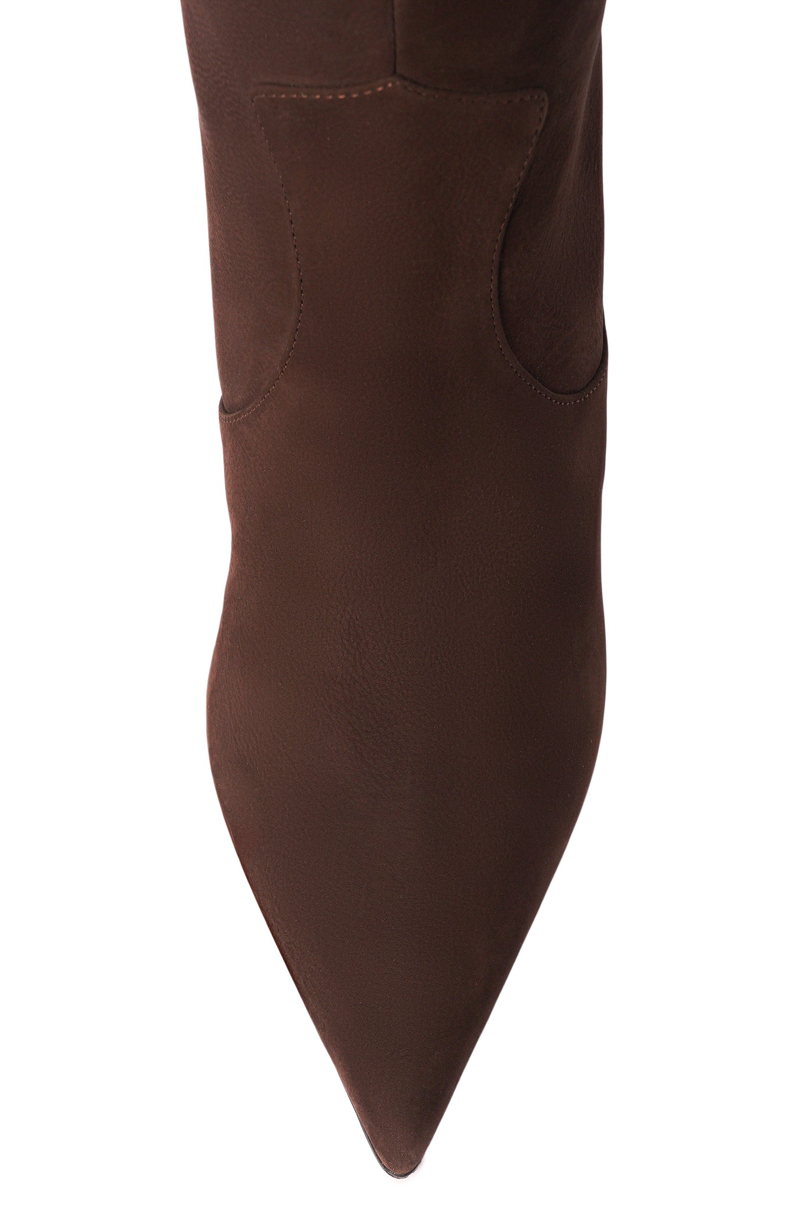 Замшевые сапоги theresa 100 JUDE коричневого цвета по цене 99500 руб., арт. THERESA KNEE B00T/NUBUCK LEATHER, фото 6 Замшевые сапоги theresa 100 JUDE, арт. THERESA KNEE B00T/NUBUCK LEATHER, фото 6