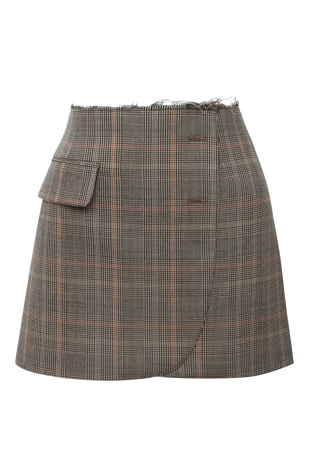 Юбка VETEMENTS бежевого цвета по цене 96550 руб., арт. WA52SK100C 1204/C0LD BEIGE CHECK, фото 1 Юбка VETEMENTS, арт. WA52SK100C 1204/C0LD BEIGE CHECK, фото 1