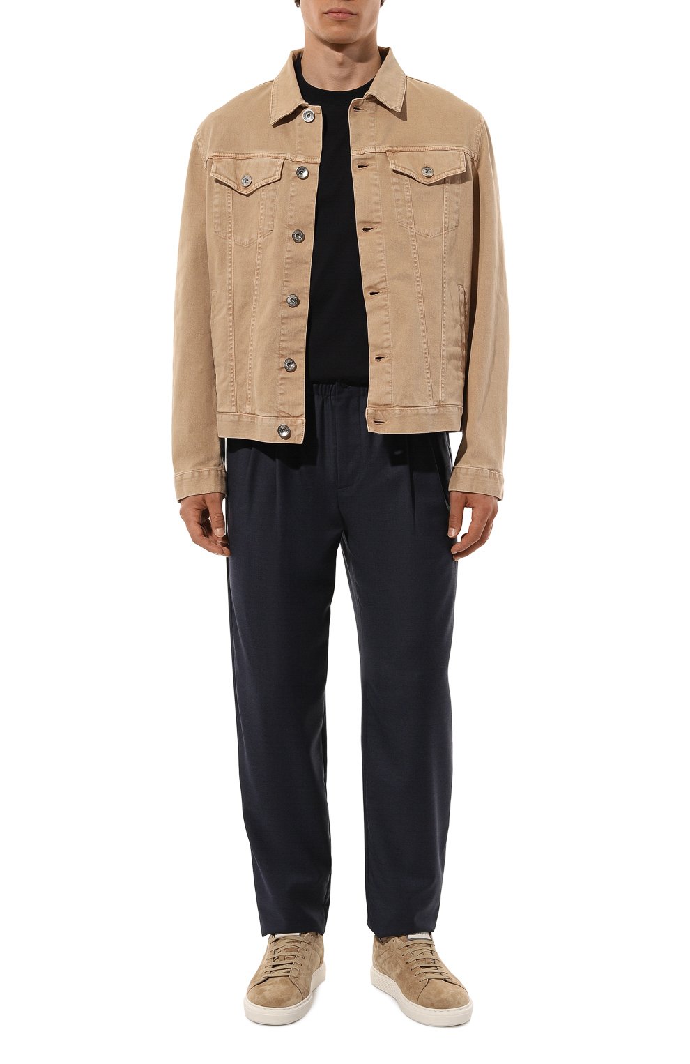 Хлопковая футболка BRUNELLO CUCINELLI, арт. M0B131376, фото 2