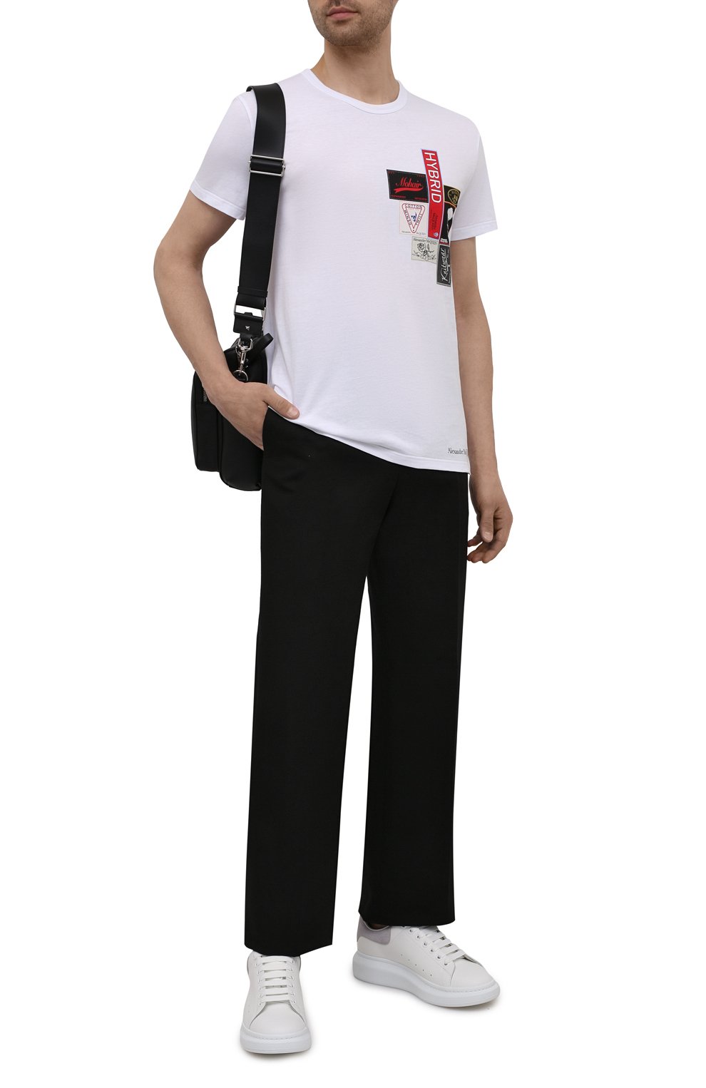 Кожаные кеды oversized ALEXANDER MCQUEEN, арт. 625162/WHZ4K, фото 2