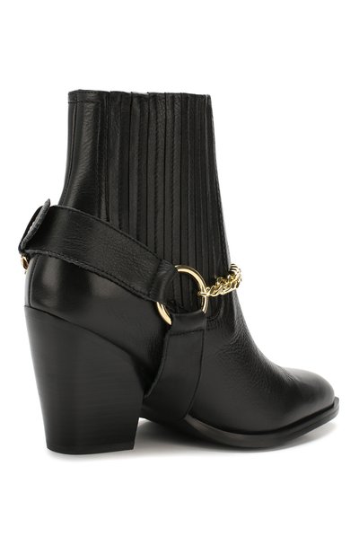 Кожаные ботильоны VERSACE JEANS COUTURE, арт. E0VUBS10-LINEA F0ND0 CAMPER0S L DIS. 1/71161, фото 4