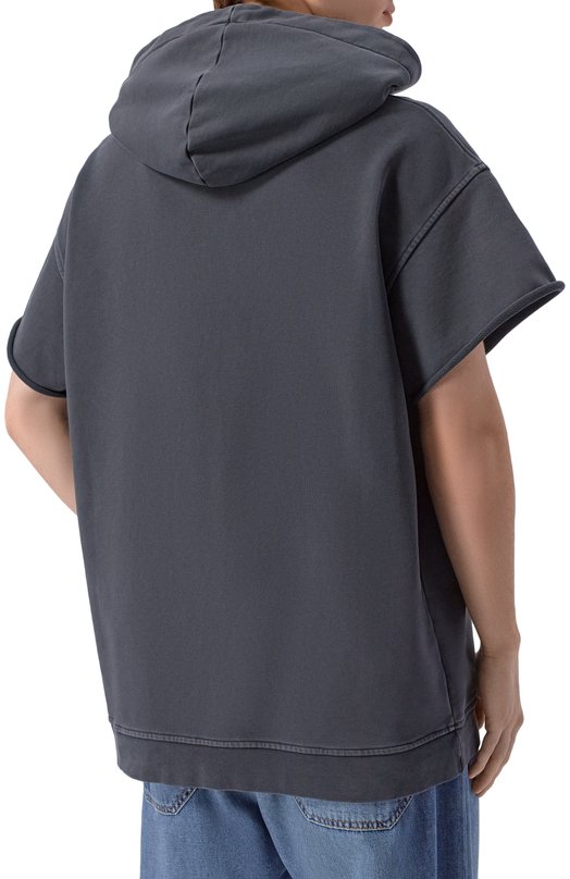 Хлопковое худи HINNOMINATE HMABM01570 Серый  HMABM01570 Фото 4