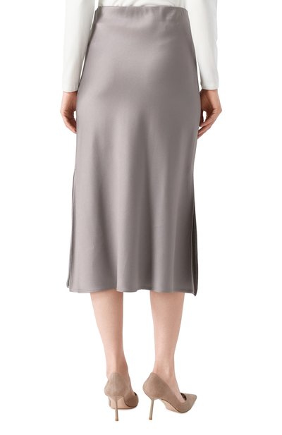 Атласная юбка BRUNELLO CUCINELLI, арт. MPH38G3414, фото 4