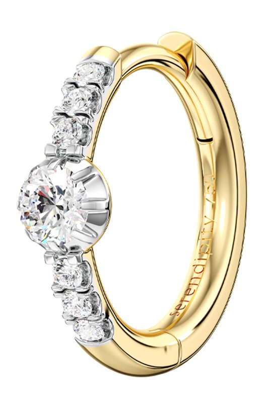 Серьга Serendipity EJE0077Y Бесцветный EJE0077Y