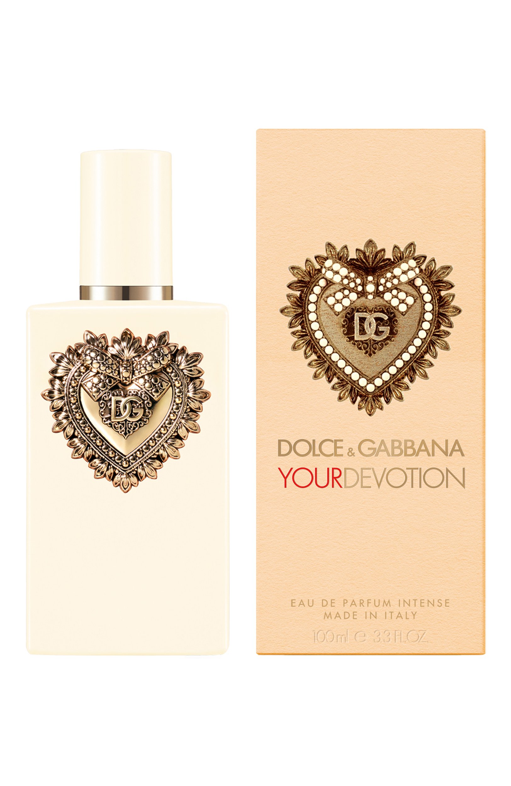 Парфюмерная вода your devotion intense (100ml) DOLCE & GABBANA бесцветного цвета по цене 22360 руб., арт. 8058806850628., фото 2 Парфюмерная вода your devotion intense (100ml) DOLCE & GABBANA, арт. 8058806850628., фото 2