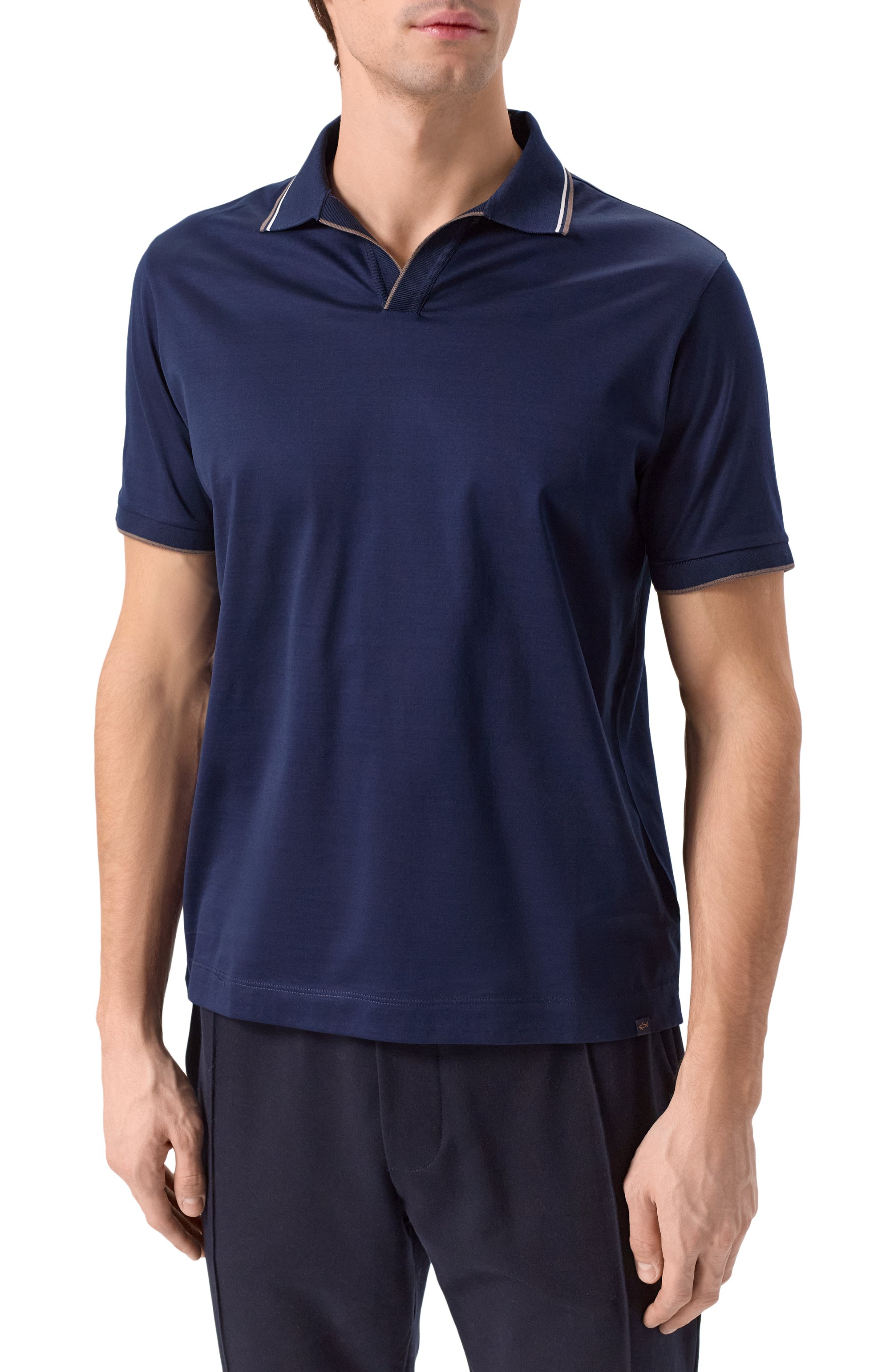 Хлопковое поло PAUL&SHARK, арт. 25411272, фото 3