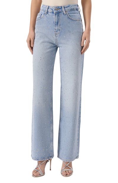 Джинсы с отделкой стразами SASHA KIM, арт. SK-00001792, фото 3