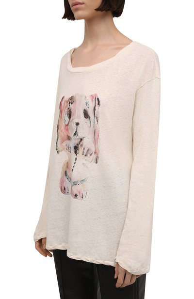 Пуловер из хлопка и льна ACNE STUDIOS, арт. AC0390, фото 3