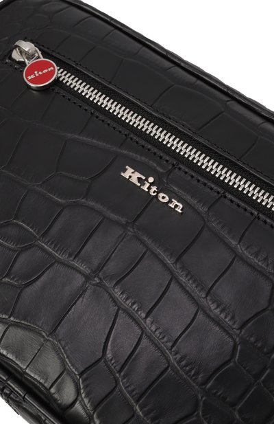 Борсетка из кожи аллигатора KITON, арт. UBA0011N0106801004, фото 3