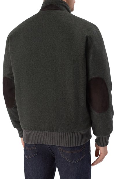 Кашемировый бомбер с подкладкой из соболя BLACK SABLE, арт. BS-MWB-EB, фото 4