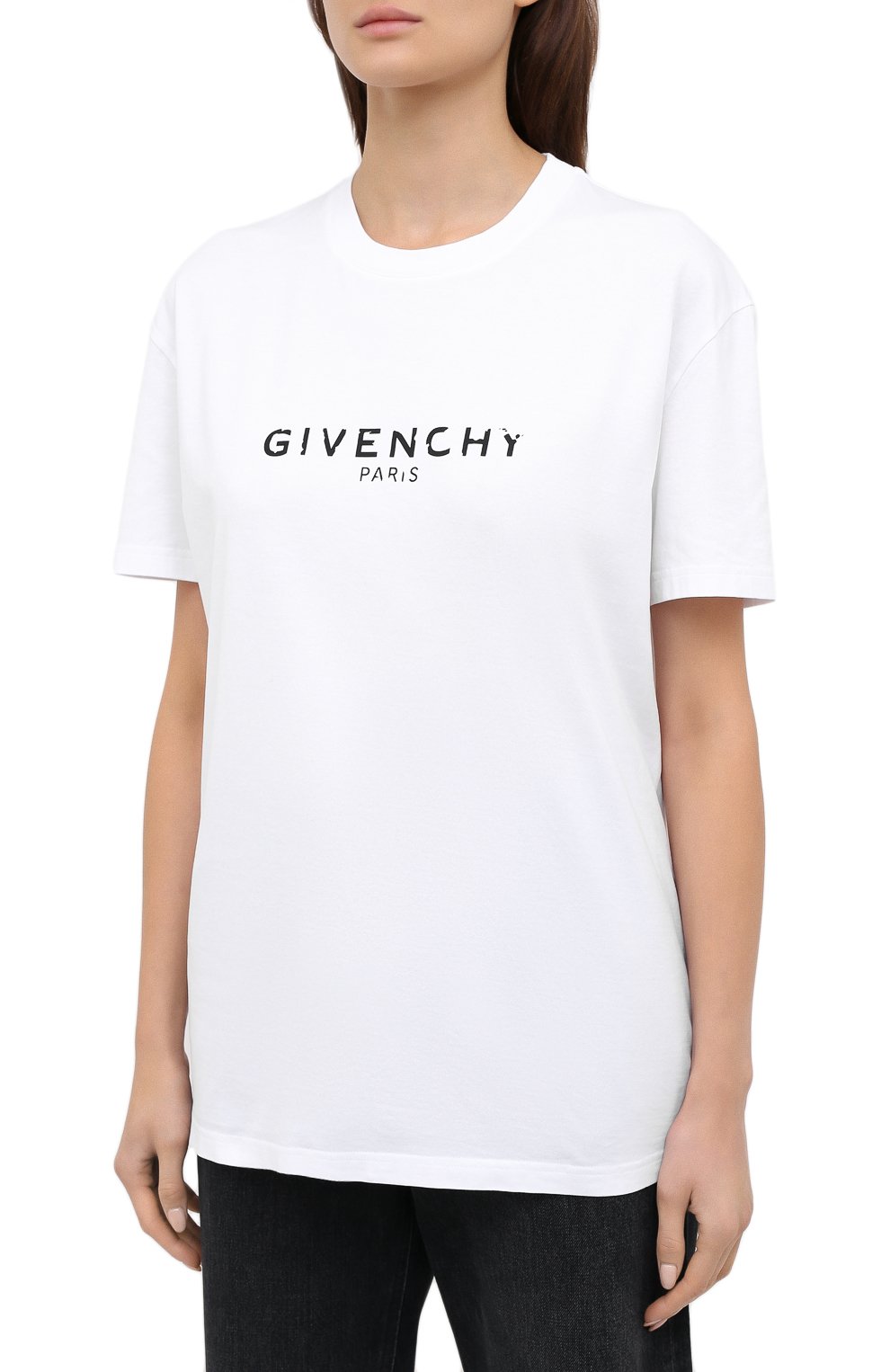 Хлопковая футболка GIVENCHY, арт. BW708F3Z0Y, фото 3
