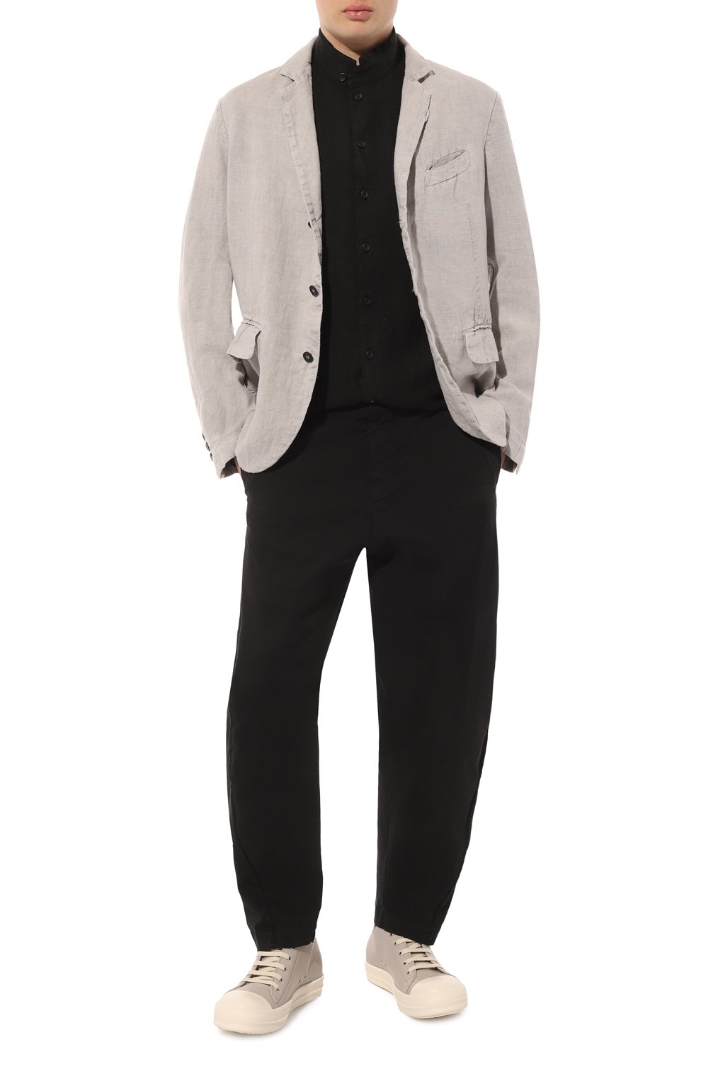 Кожаные кеды lido low RICK OWENS, арт. RU01D3891/LC0, фото 2