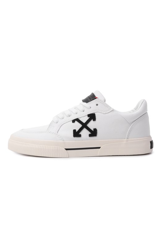 Текстильные кеды New Low Vulcanized Off-White 0WIA288C99FAB002 Белый  0WIA288C99FAB002 Фото 4