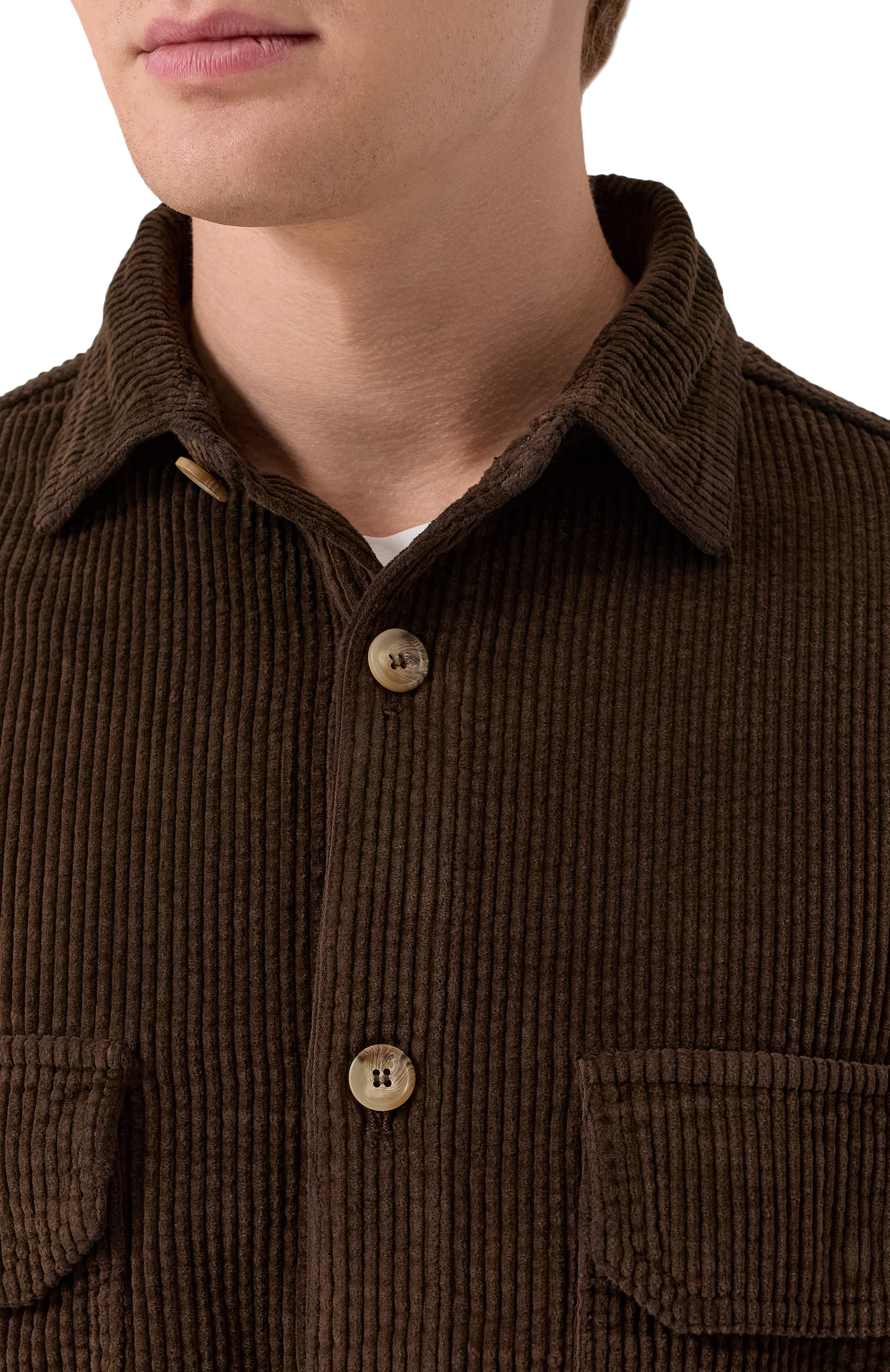 Вельветовая рубашка WHITE SAND, арт. 25WSU20/317, фото 5