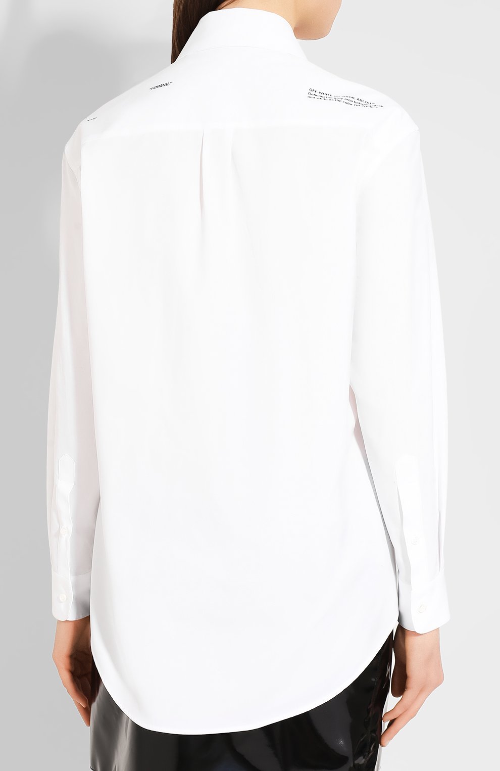 Хлопковая рубашка OFF-WHITE, арт. 0WGA031F197440500100, фото 4