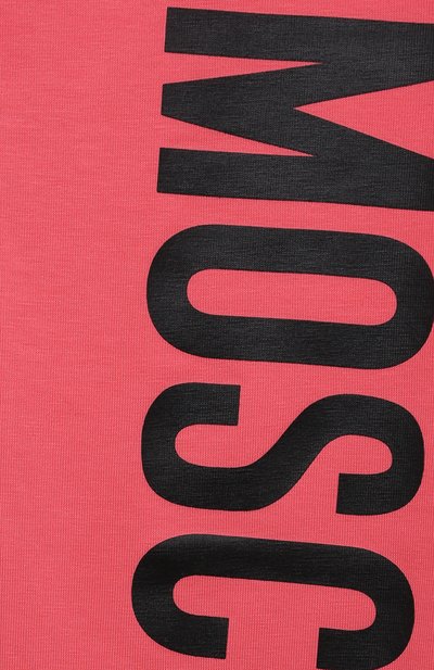Хлопковые легинсы MOSCHINO кораллового цвета по цене 4995 руб., арт. HGP047/LBA00/4A-8A, фото 3 Хлопковые легинсы MOSCHINO, арт. HGP047/LBA00/4A-8A, фото 3
