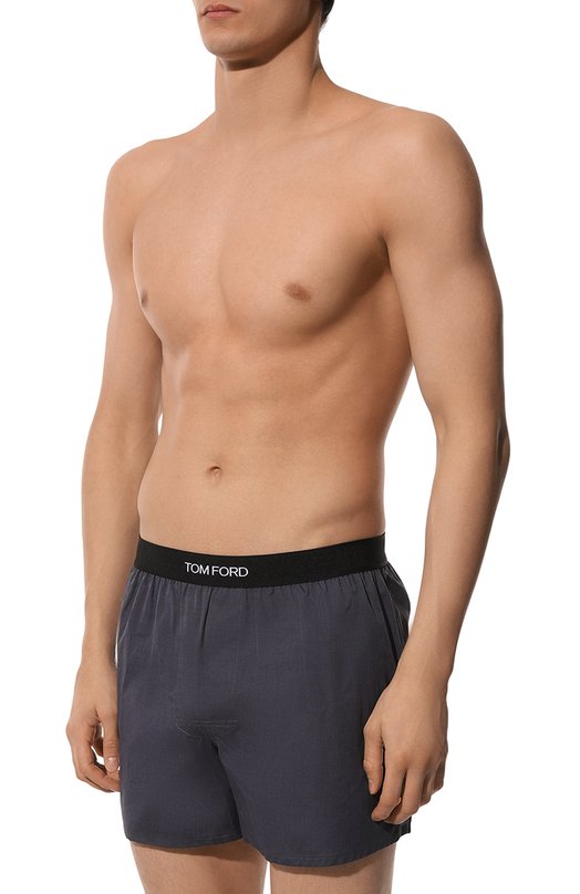 Хлопковые боксеры Tom Ford T4LE5110 Серый  T4LE5110 Фото 2