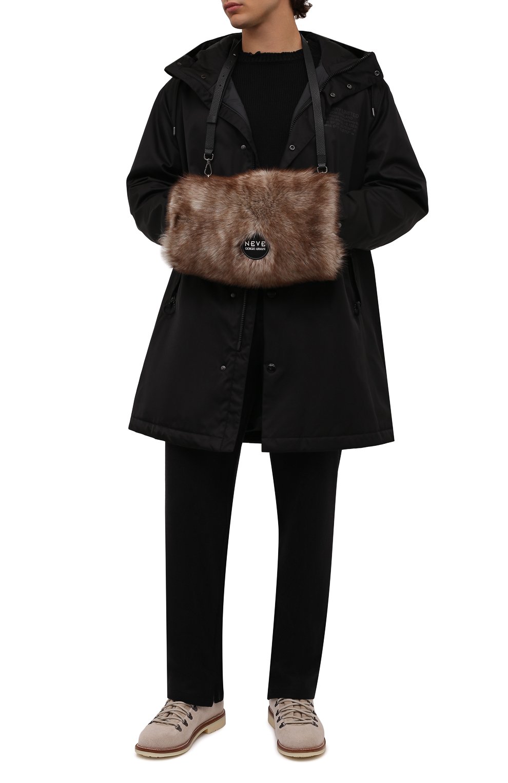 Муфта из овчины neve GIORGIO ARMANI, арт. Y2R605/YQV0J, фото 3