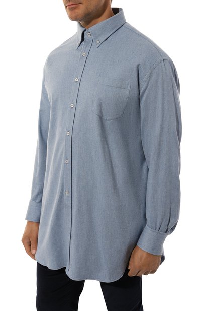 Хлопковая рубашка PAUL&SHARK, арт. 14313070R, фото 3