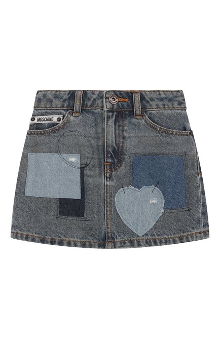 Джинсовая юбка MOSCHINO, арт. HDJ040/L0E29/4-8