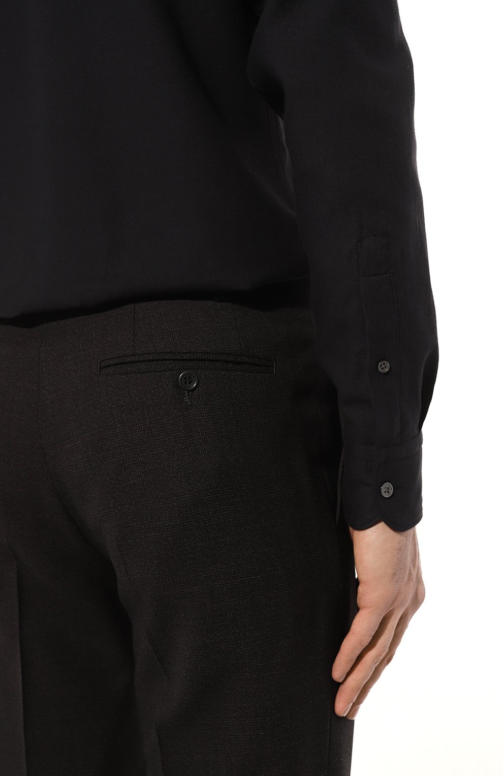 Сорочка из хлопка и кашемира ZEGNA, арт. UCX44A6/SRF5, фото 6