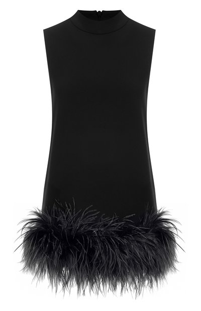 Женский топ с отделкой перьями MAX MARA STUDIO, арт. MSEVELL0