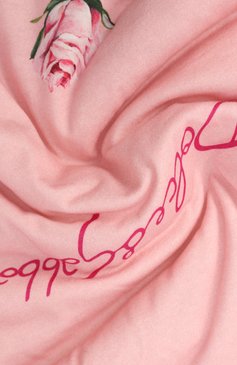 Детского хлопковое одеяло DOLCE & GABBANA светло-розового цвета, арт. LNJAD7/II7GM | Фото 2 (Нос: Не проставлено; Материал: Текстиль, Хлопок)
