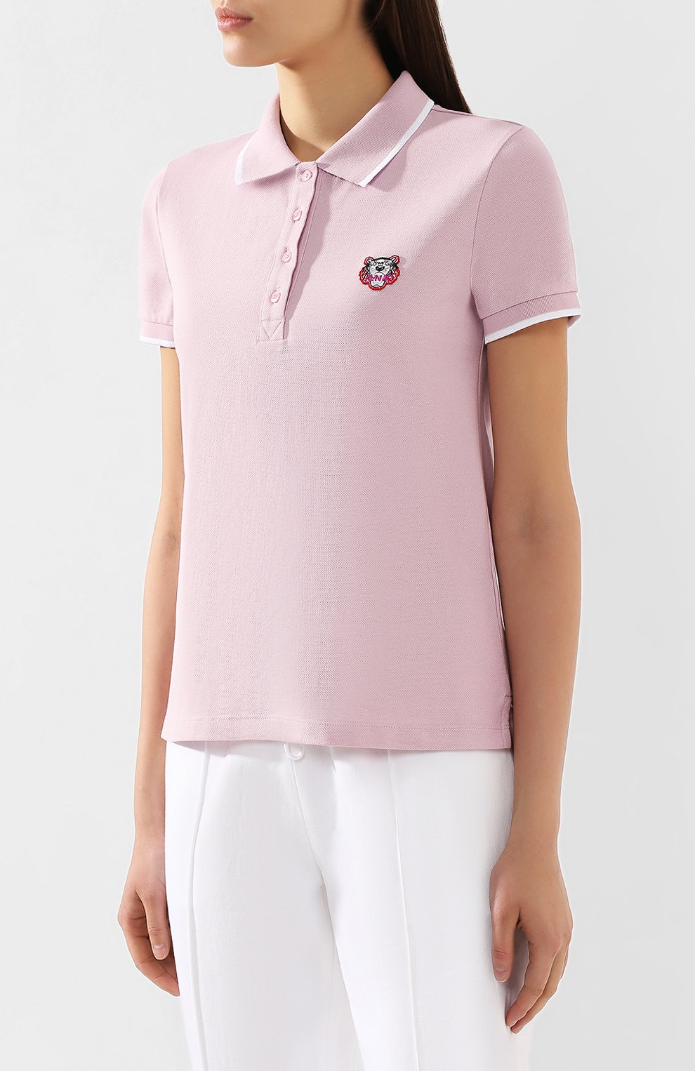 Хлопковое поло KENZO, арт. 2T0749981, фото 3
