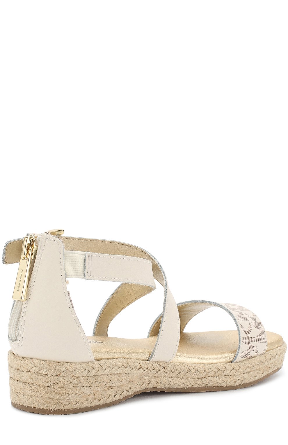 Кожаные босоножки с ремешком на танкетке MICHAEL MICHAEL KORS, арт. ZIA MARGIE SIMS, фото 3