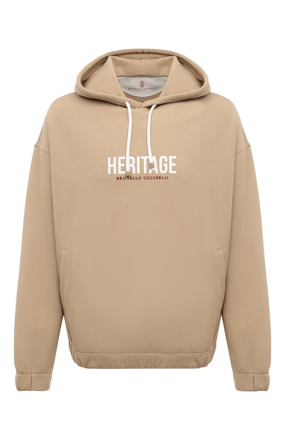 Хлопковое худи BRUNELLO CUCINELLI, арт. MW8369028G, фото 1