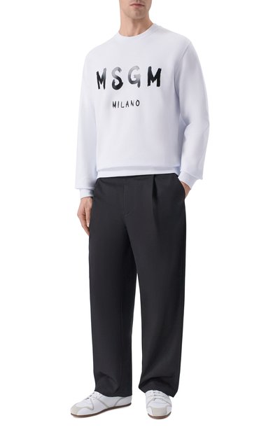 Кожаные кеды MOSCHINO, арт. MB15021G00/GAB, фото 2