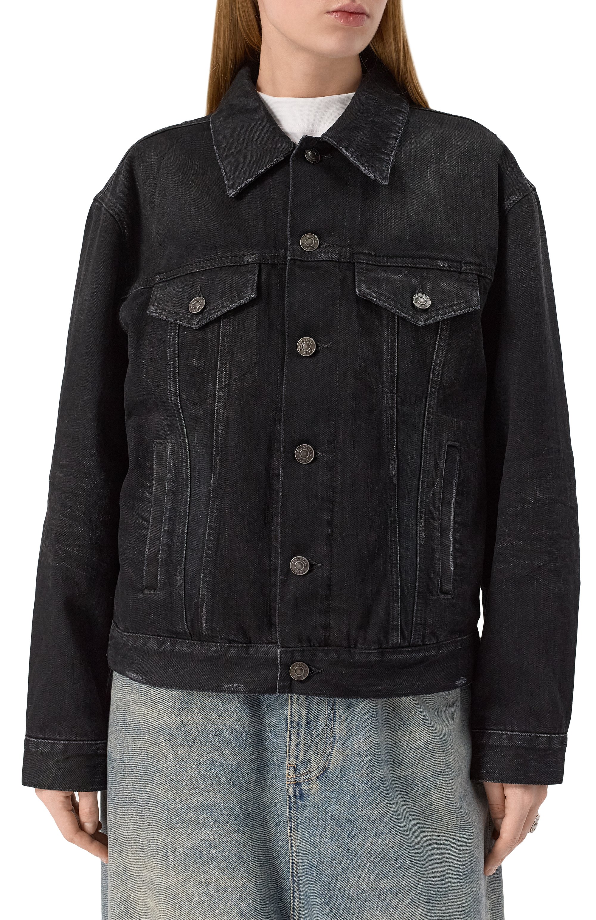 Джинсовая куртка BALENCIAGA, арт. 818521/TRWA8, фото 3