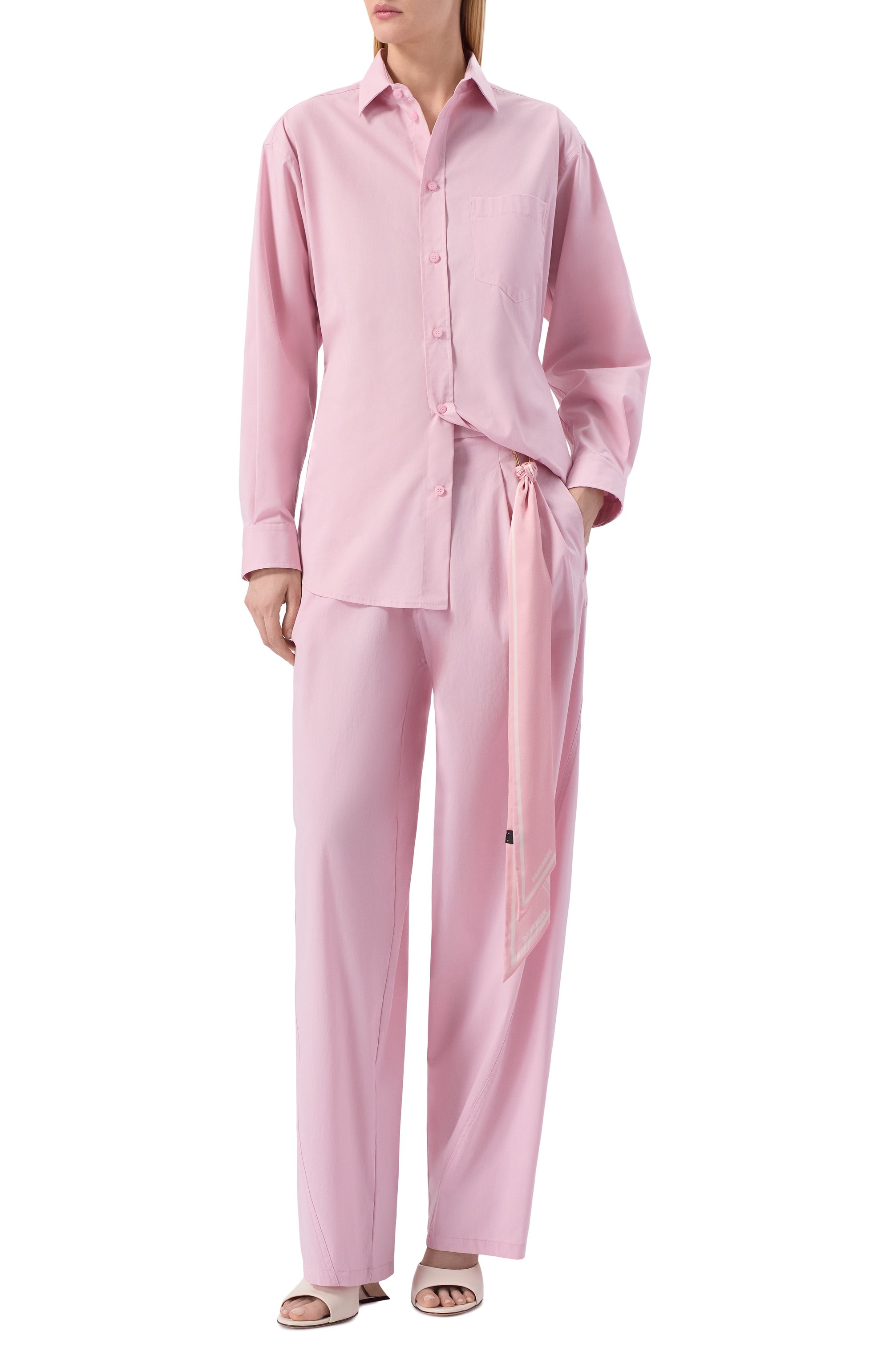 Хлопковая рубашка DARKPARK, арт. WSH04 FAC134/ANNE-LIGHT C0TT0N P0PELINE TAIL0RED S, фото 2