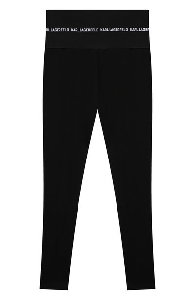 Леггинсы из вискозы KARL LAGERFELD KIDS, арт. Z14165, фото 2
