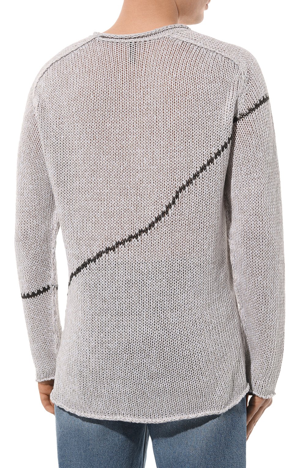 Свитер изо льна и хлопка TRANSIT, арт. CFUTRW13481, фото 4