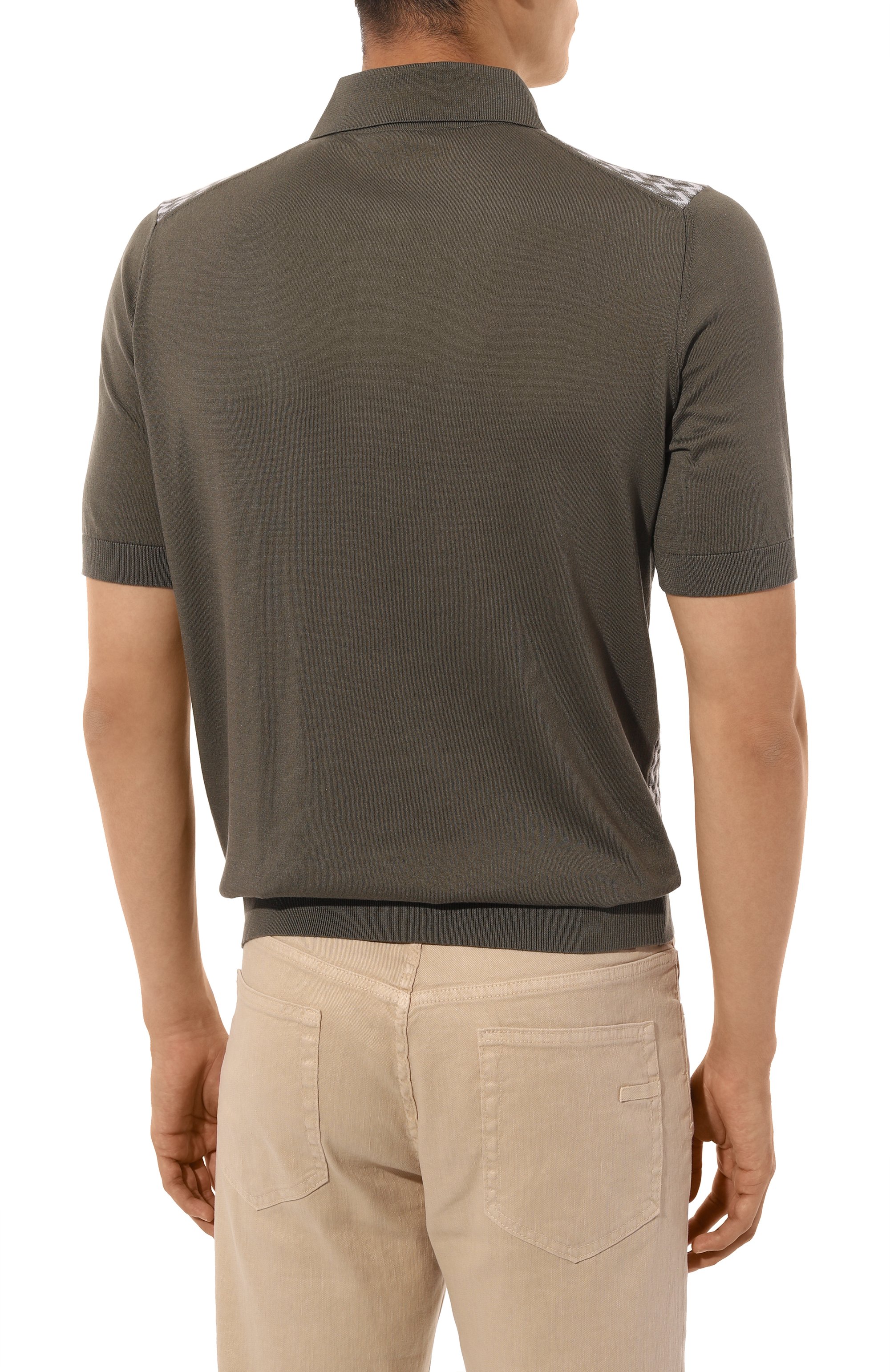 Поло из шелка и хлопка ZILLI, арт. KBP002M0145VMEXC0, фото 4