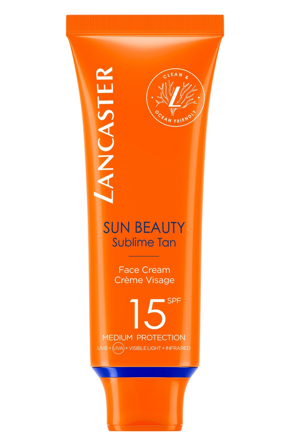 Легкий крем для лица сияющий загар sun beauty sublime tan face cream spf15 (50ml) LANCASTER, арт. 3616302022496, фото 1