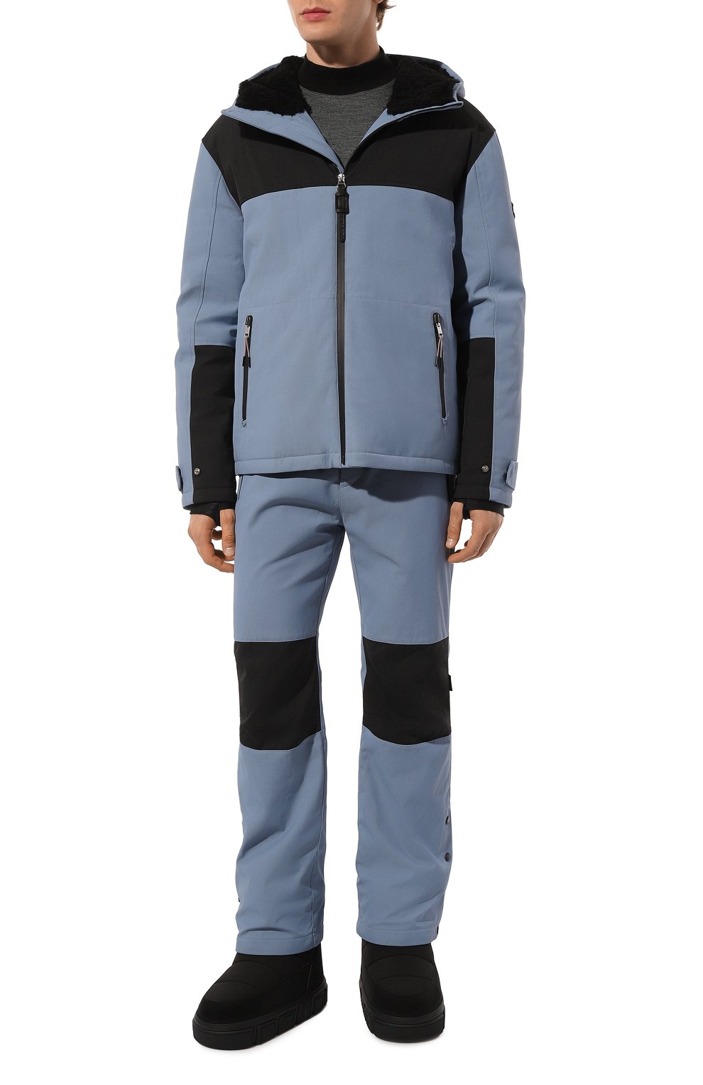 Пуховик YVES SALOMON голубого цвета по цене 162500 руб., арт. 25WIV00972K13G, фото 2 Пуховик YVES SALOMON, арт. 25WIV00972K13G, фото 2